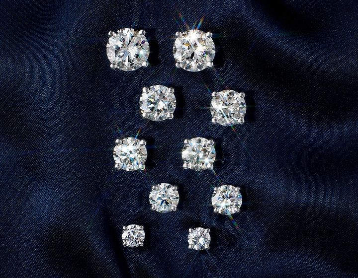 Preset Diamond Stud Earrings